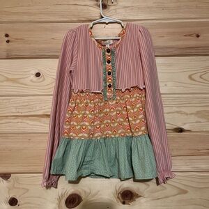 Matilda Jane Long Sleeve Peplum Ruffle Spring Top